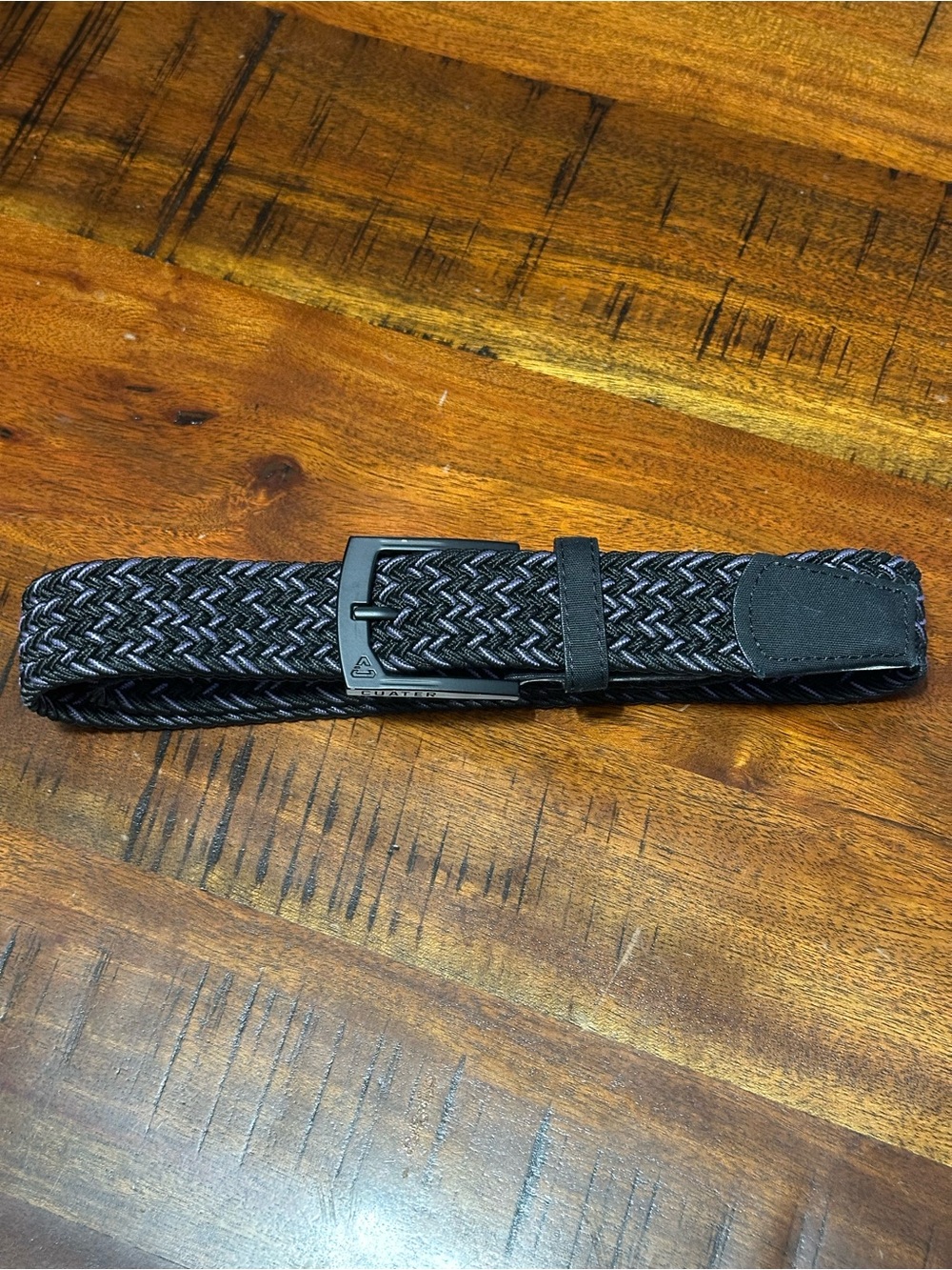 Travis Mathew (Cuater) Black Woven Stretch Golf Belt